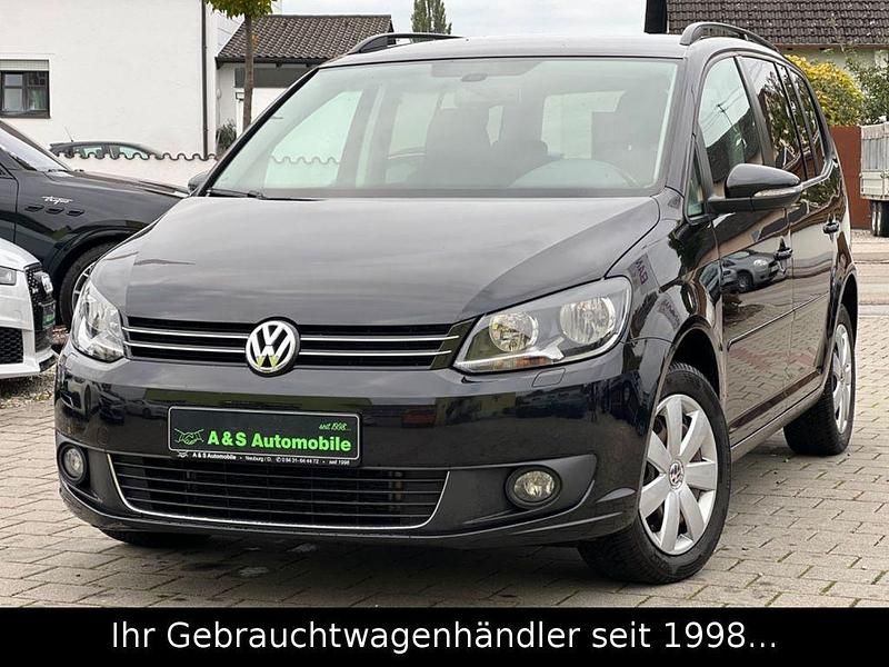 Schwarz Gebraucht 2012 VW Touran Comfortline Van / Kleinbus | 8.990 € (Fairer Preis) - Bild 1/4
