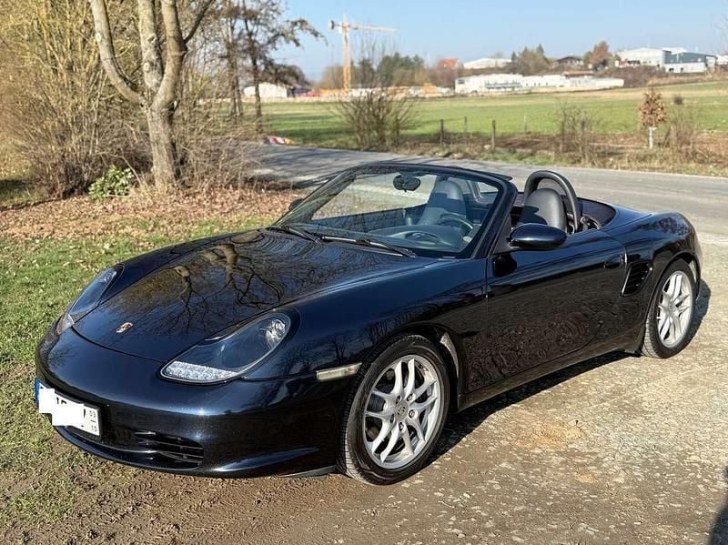 Gebraucht Porsche Boxster 228 PS (167 kW) 2002 Blau Cabrio