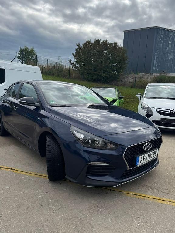 Blau Gebraucht 2019 Hyundai i30 N Line Limousine | 14.000 € (Superpreis) - Bild 1/4