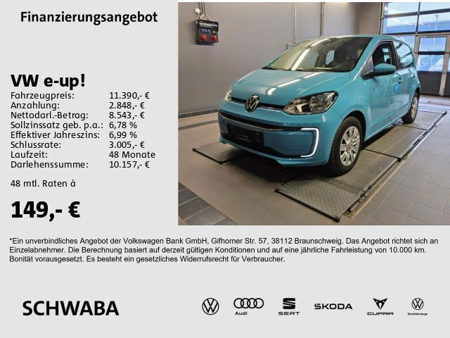 Blau Gebraucht 2020 VW e-up! R Kleinwagen | 11.390 € (Fairer Preis) - Bild 1/4