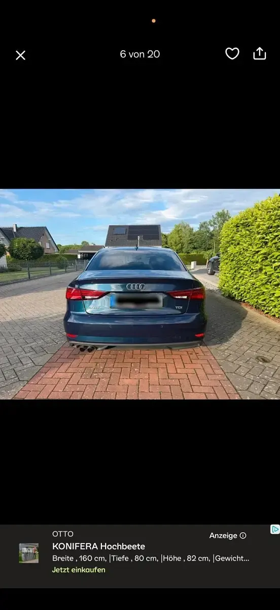 Gebraucht Audi A3 150 PS (110 kW) 2017 Blau Limousine
