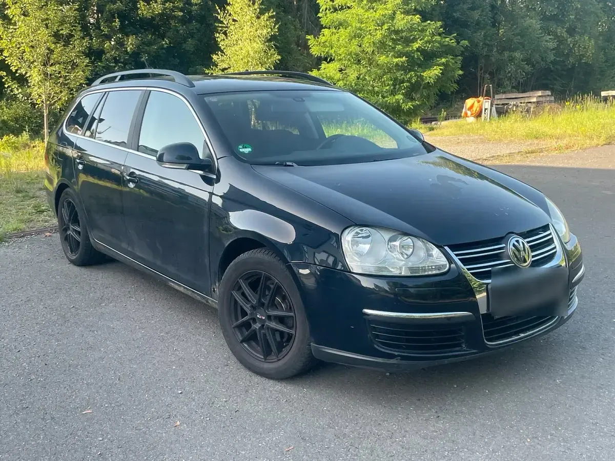 Gebraucht VW Golf VI 102 PS (75 kW) 2008 Schwarz Kleinwagen