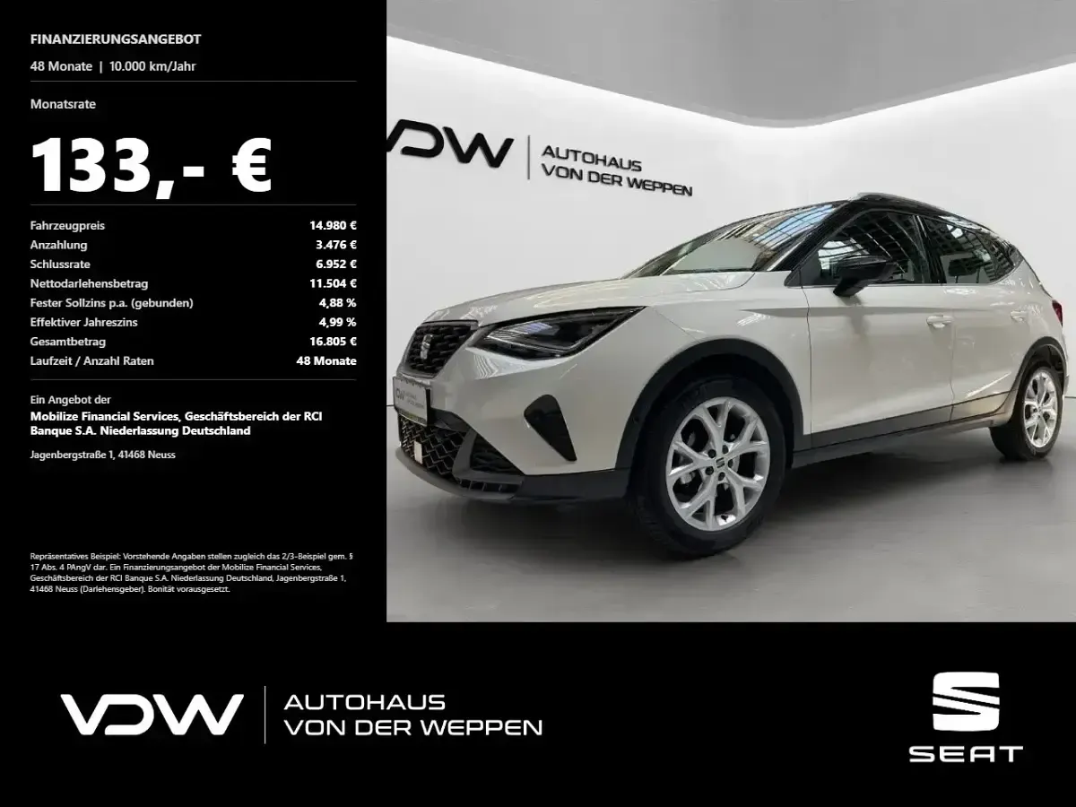 Gebraucht Seat Arona FR 81 PS (59 kW) 2023 SUV