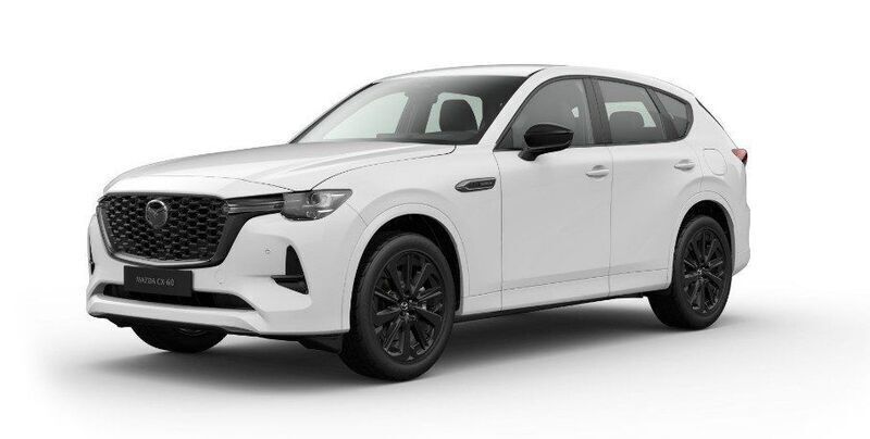 Arctic white Neu 2025 Mazda CX-60 Homura-Line SUV | 48.985 € (Fairer Preis) - Bild 1/4