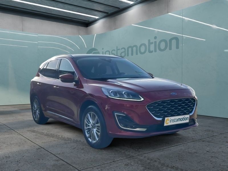 Rot Gebraucht 2021 Ford Kuga Vignale SUV | 28.270 € (Teuer) - Bild 1/3
