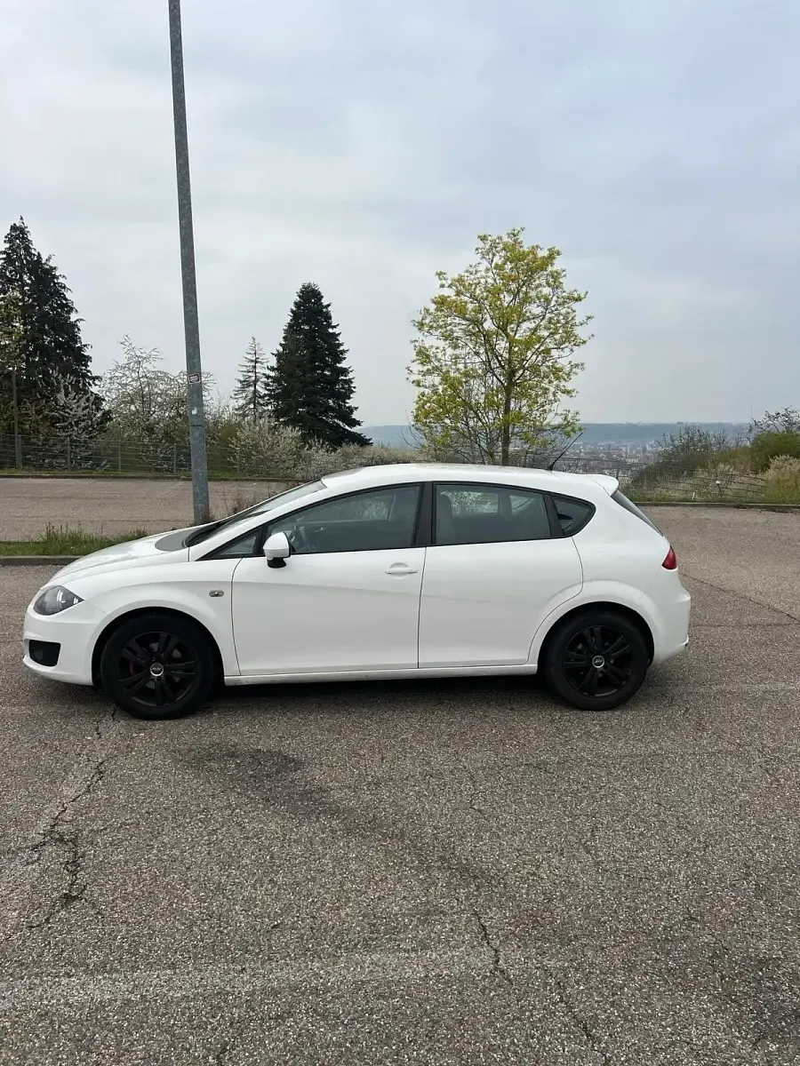Usata Seat Leon 105 CV (77 kW) 2011 Bianco Utilitaria
