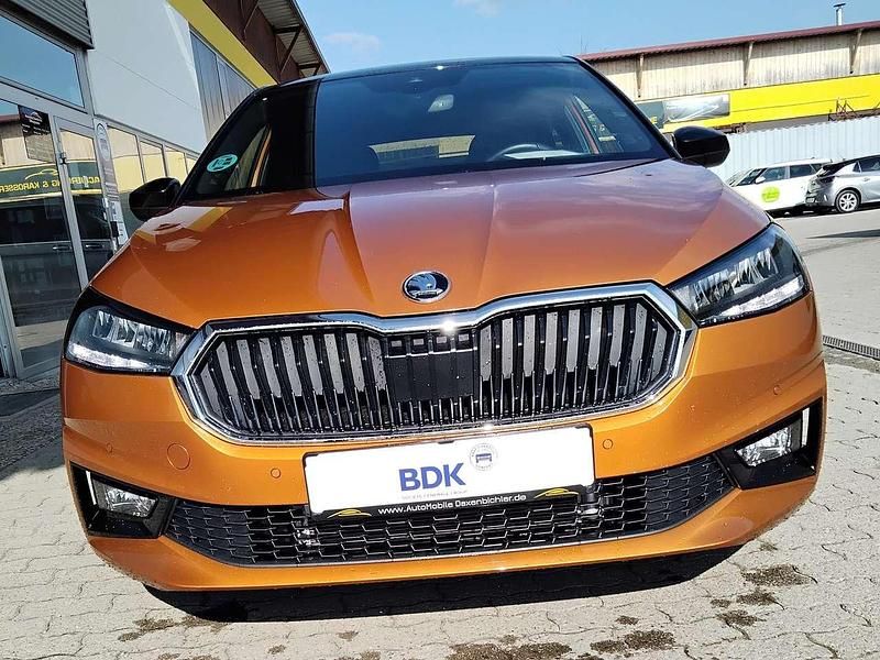 Gebraucht Skoda Fabia 116 PS (85 kW) 2024 Phoenixorange metallic Kleinwagen