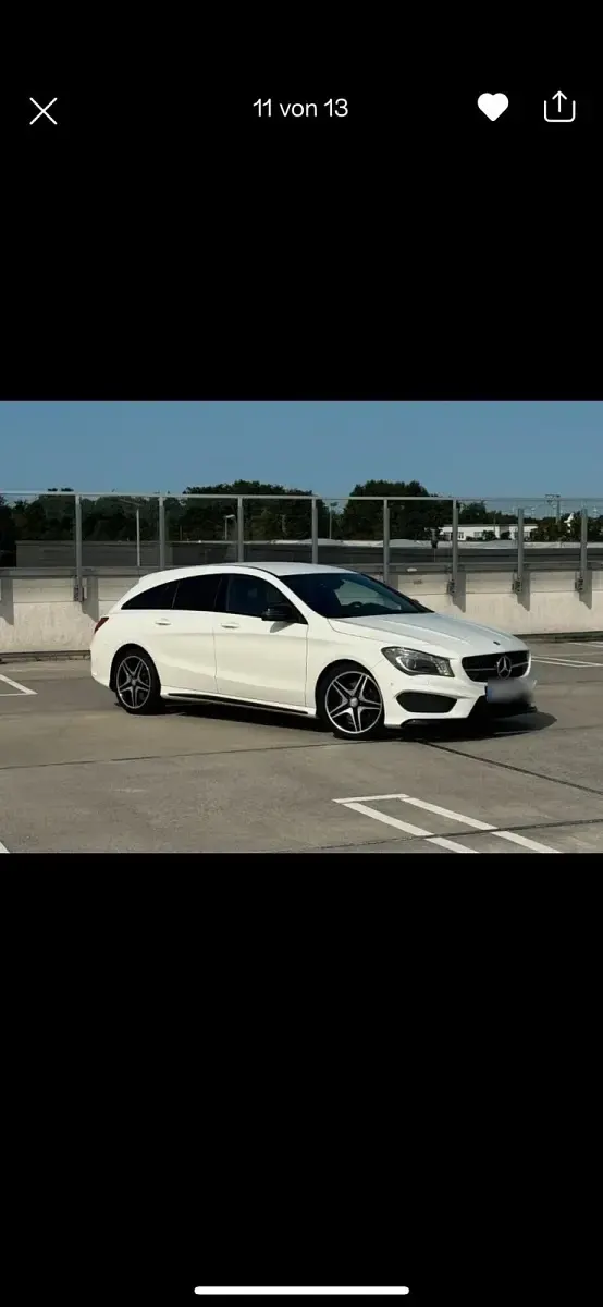 Gebraucht Mercedes CLA220 180 PS (132 kW) 2015 Weiß Limousine