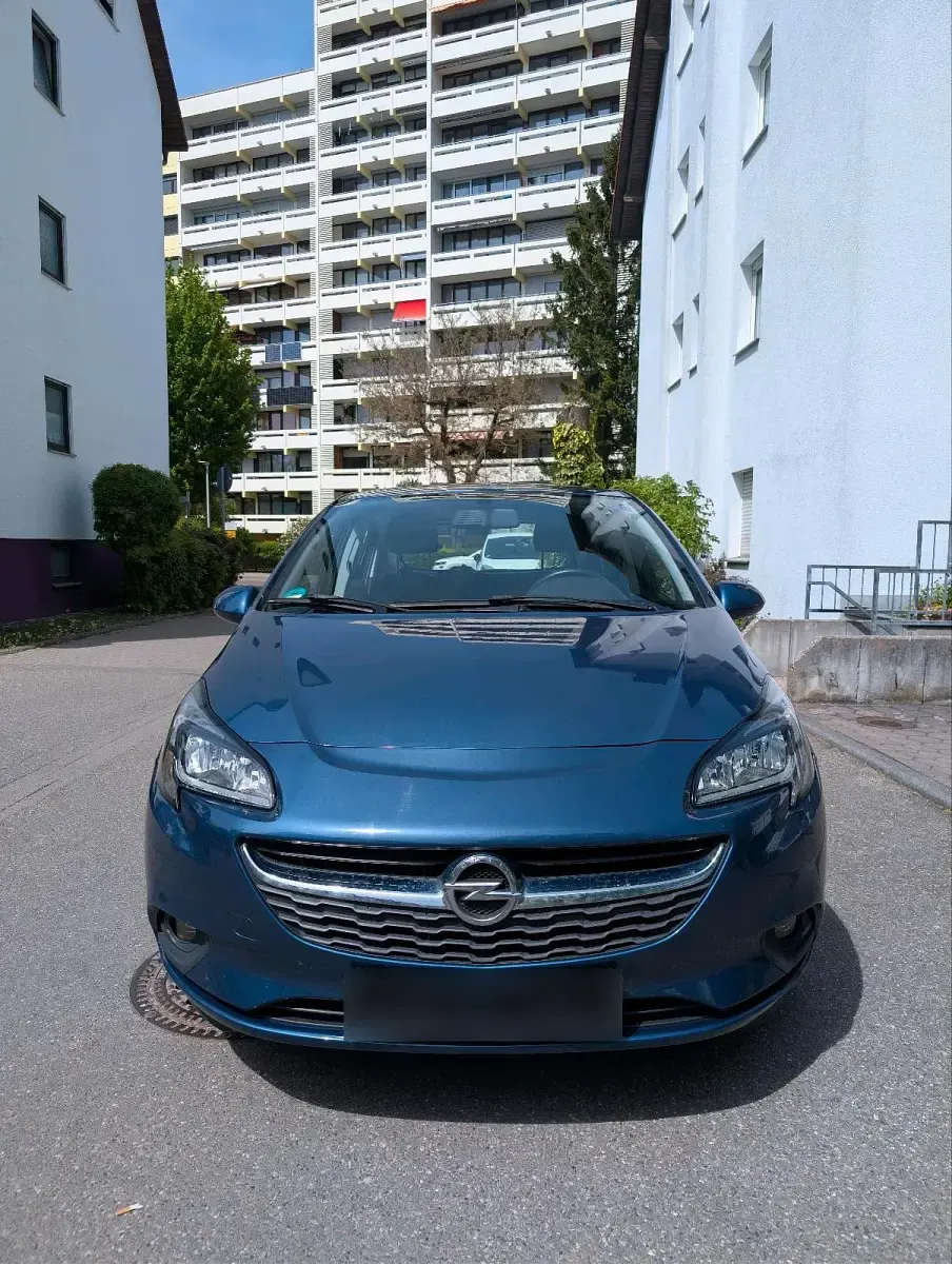 Gebraucht Opel Corsa drive 90 PS (66 kW) 2016 Blau Kleinwagen