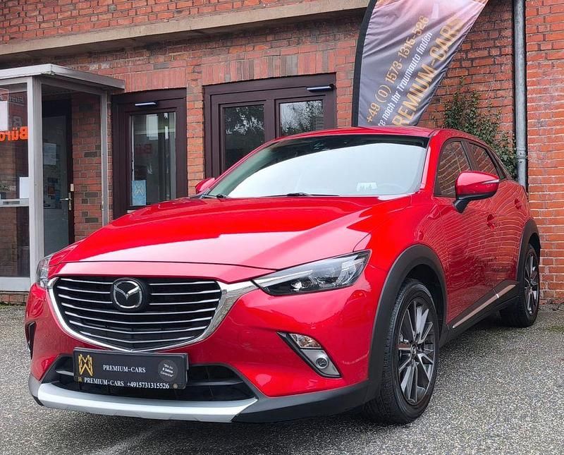 Rot Gebraucht 2016 Mazda CX-3 Prime-Line SUV | 14.980 € (Etwas zu teuer) - Bild 1/4