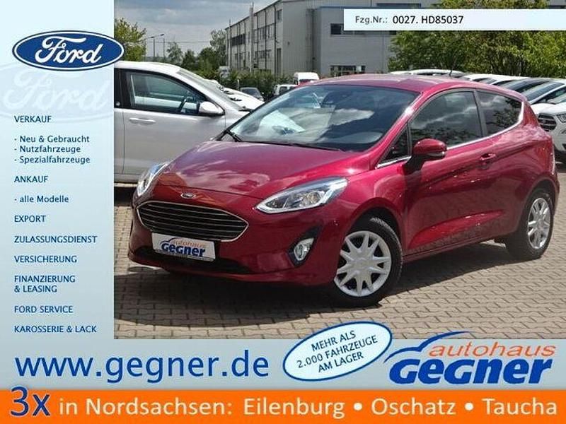 Rot Gebraucht 2017 Ford Fiesta Titanium Kleinwagen | 7.940 € (Superpreis) - Bild 1/4