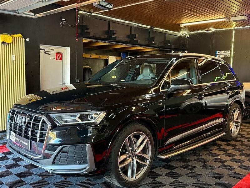 Schwarz Gebraucht 2022 Audi Q7 S-Line SUV | 41.900 € (Superpreis) - Bild 1/4