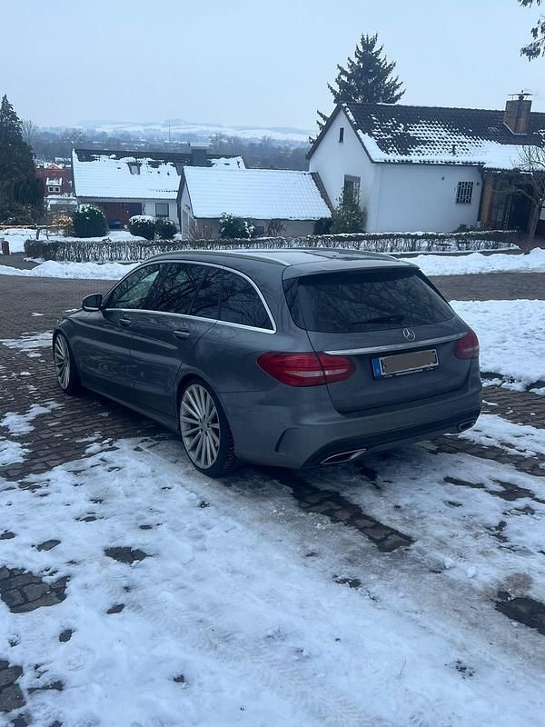 Gebraucht Mercedes C220 AMG line 2017 Grau Kombi