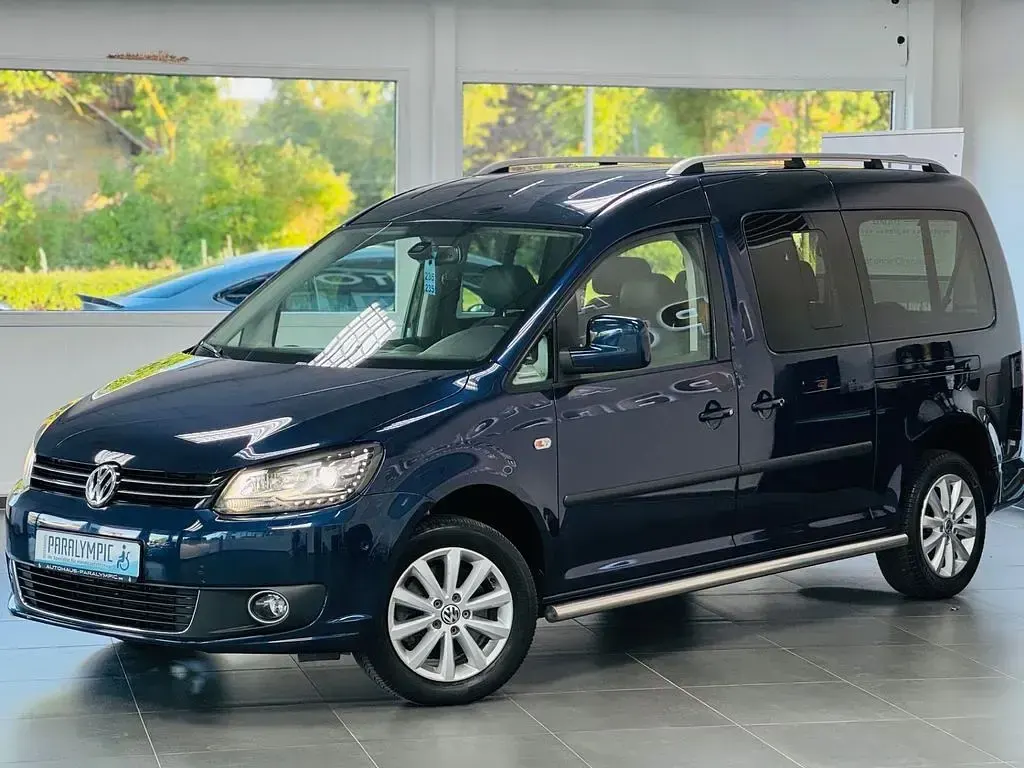 Gebraucht VW Caddy Maxi Highline 140 PS (102 kW) 2014 Blau Van / Kleinbus
