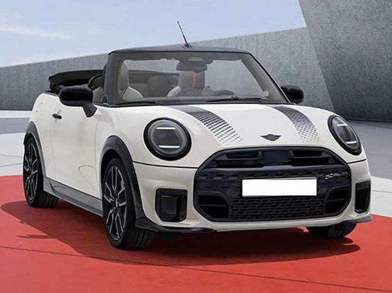 P0c6a nanuq weiß metallic Neu 2025 Mini John Cooper Works Cabriolet Cabrio | 44.990 € (Teuer) - Bild 1/4