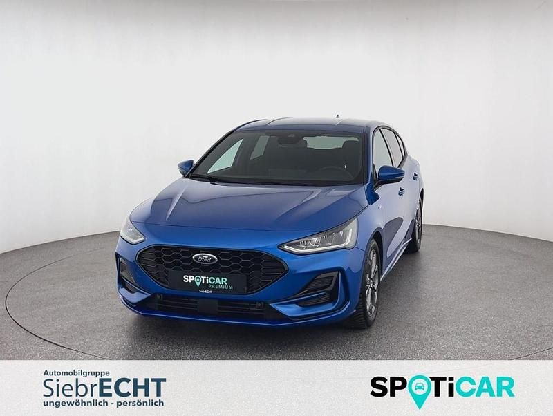 Blau Gebraucht 2024 Ford Focus ST-Line X Kleinwagen | 22.989 € (Superpreis) - Bild 1/1