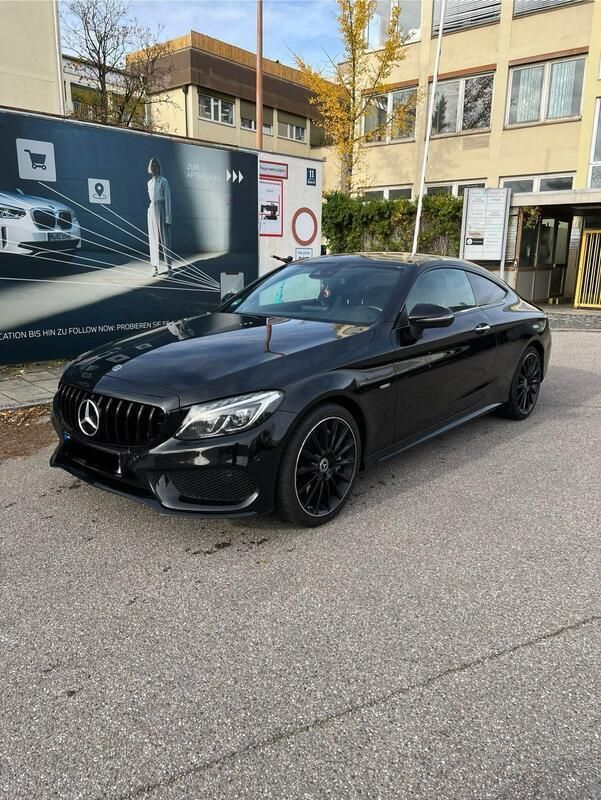 Schwarz Gebraucht 2017 Mercedes C400 Edition Coupé | 23.900 € (Superpreis) - Bild 1/4
