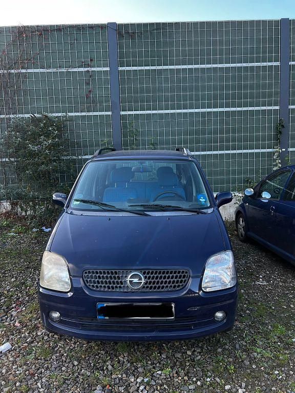 Blau Gebraucht 2001 Opel Agila Kleinwagen | 725 € (Guter Preis) - Bild 1/4