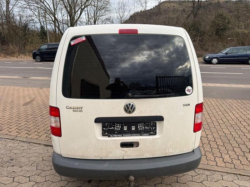 Gebraucht VW Caddy Maxi 105 PS (77 kW) 2008 Weiß Van / Kleinbus
