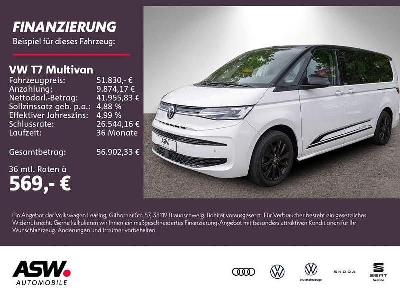 Second-hand VW Multivan Edition 150 CP (110 kW) 2024 Alb Monovolum