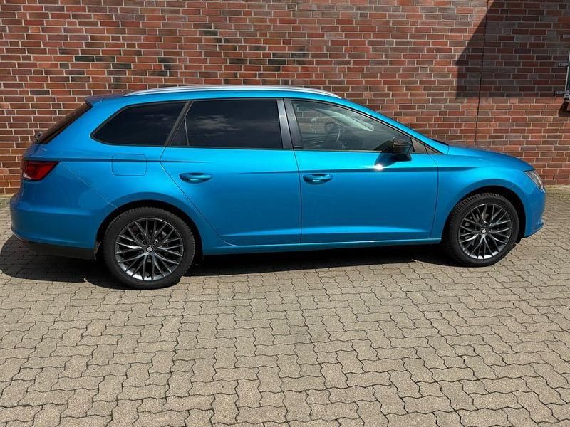 Gebraucht Seat Leon ST Style 125 PS (91 kW) 2015 Blau Kombi