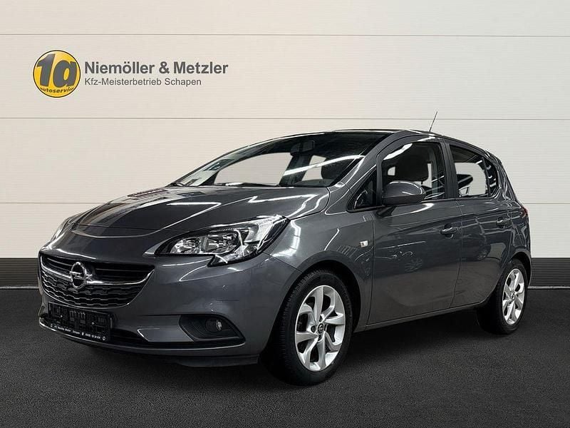 Grau Gebraucht 2015 Opel Corsa Edition Limousine | 6.995 € (Guter Preis) - Bild 1/4