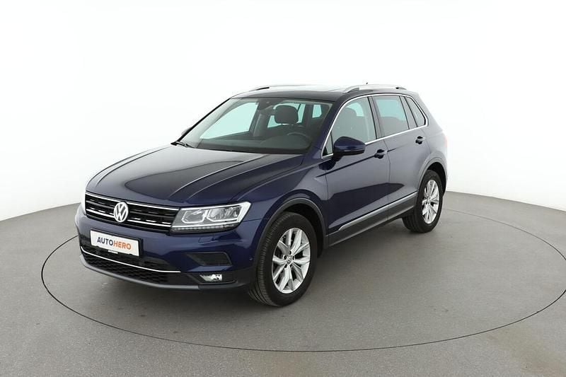 Blau Gebraucht 2018 VW Tiguan Highline SUV | 21.390 € (Guter Preis) - Bild 1/3