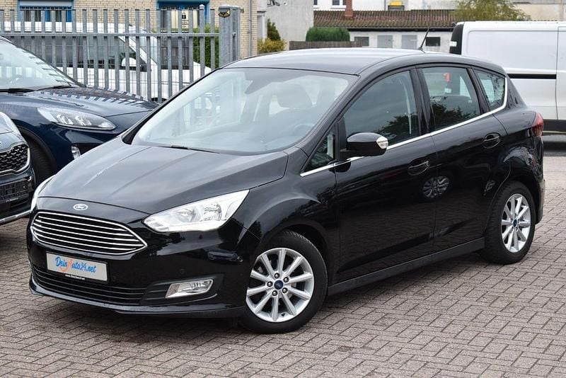 Schwarz Gebraucht 2017 Ford C-MAX Titanium Van / Kleinbus | 7.990 € (Superpreis) - Bild 1/4