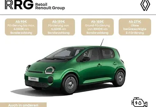 Ny Renault Twingo Evolution 60 kW (82 HK) 2026 Grøn Hatchback