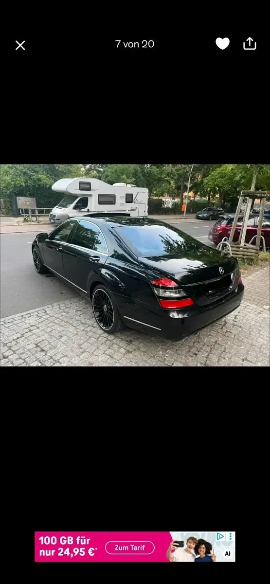 Gebraucht Mercedes S500L 386 PS (283 kW) 2007 Schwarz Limousine