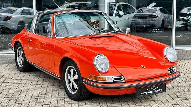 Blutorange Gebraucht 1972 Porsche 911 Cabrio | 98.000 € - Bild 1/4