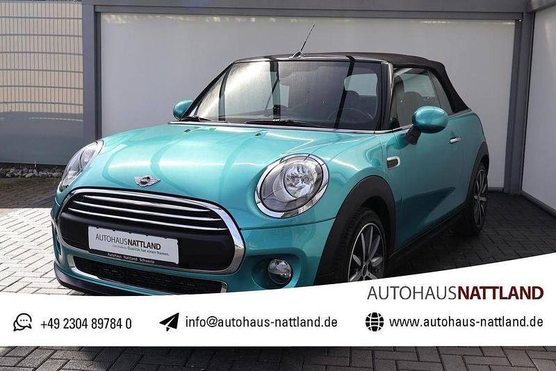 Gebraucht Mini One Cabriolet Pepper 102 PS (75 kW) 2017 Caribbean aqua metallic Cabrio