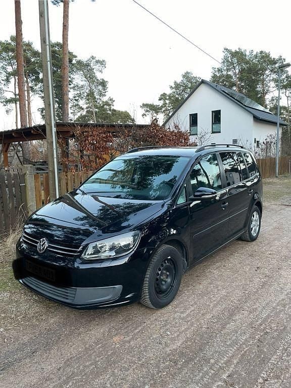 Gebraucht VW Touran Trendline 140 PS (102 kW) 2011 Schwarz Van / Kleinbus