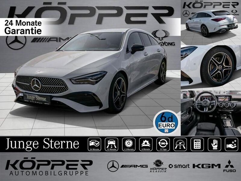 Weiß Gebraucht 2024 Mercedes CLA200 Shooting Brake Advanced Plus Kombi | 34.778 € (Fairer Preis) - Bild 1/4