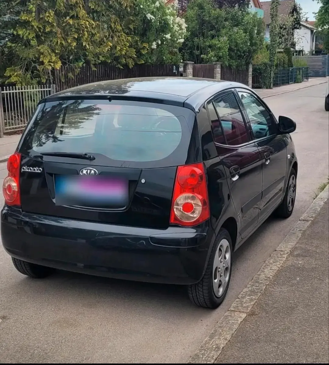 Gebraucht Kia Picanto 65 PS (47 kW) 2009 Schwarz Kleinwagen