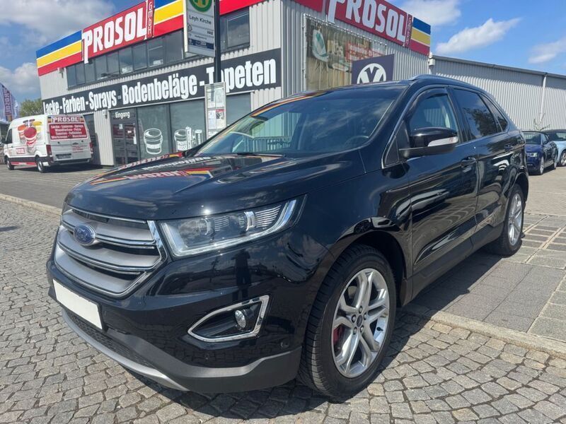 Schwarz Gebraucht 2016 Ford Edge Titanium SUV | 18.490 € (Fairer Preis) - Bild 1/4