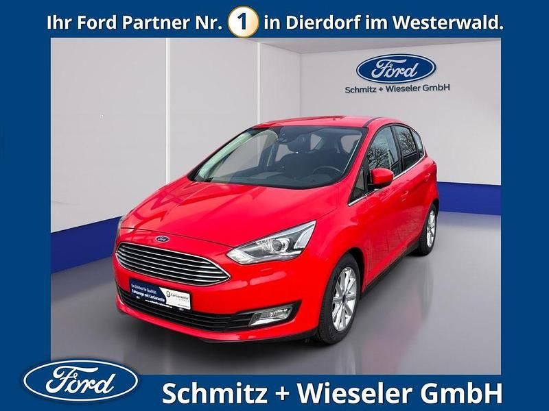 Gebraucht Ford C-MAX Titanium 125 PS (91 kW) 2019 Rot Van / Kleinbus