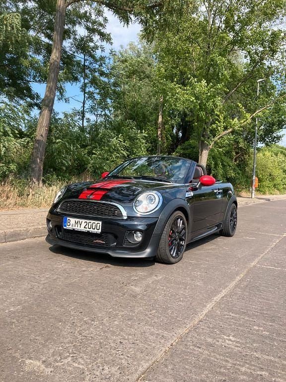 Schwarz Gebraucht 2014 Mini John Cooper Works Roadster Cabrio | 19.900 € - Bild 1/4