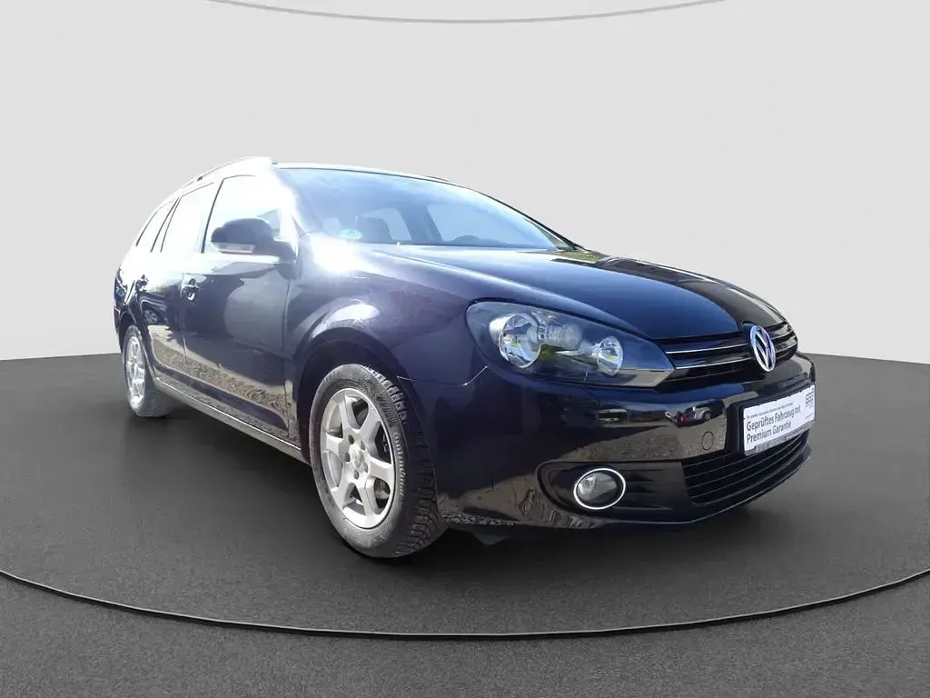 Gebraucht VW Golf VI Comfortline 122 PS (89 kW) 2012 Schwarz Kombi