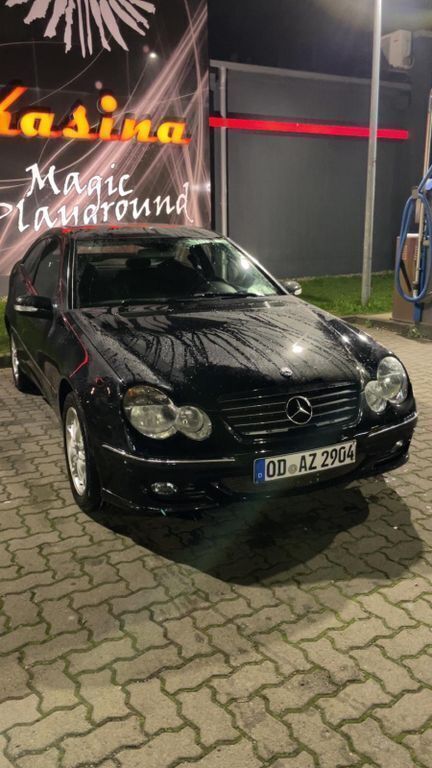 Schwarz Gebraucht 2005 Mercedes C160 Coupé | 1.199 € - Bild 1/4