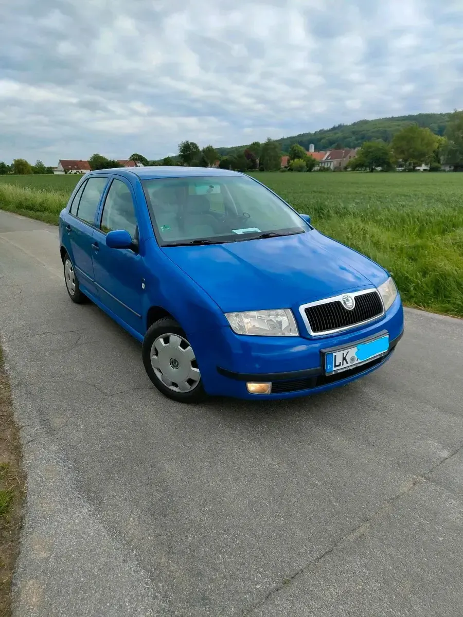 Gebraucht Skoda Fabia 75 PS (55 kW) 2000 Blau Kleinwagen