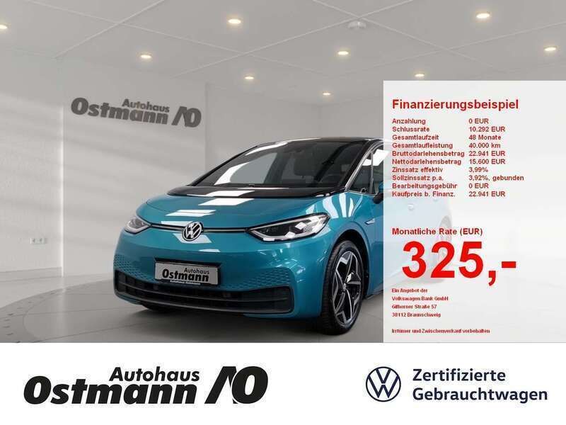 Gebraucht VW ID.3 Pro Performance 150 kW (204 PS) 2021 Makenatürkis Kleinwagen