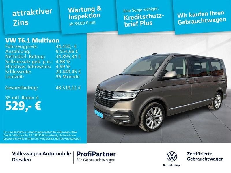 Gebraucht VW Multivan Comfortline 204 PS (150 kW) 2022 Mojave beige metallic Van