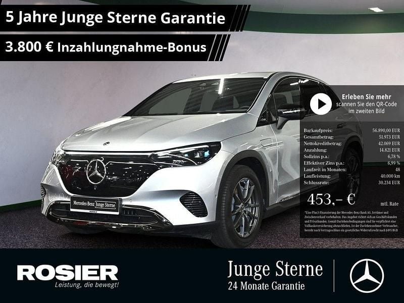 Silber / hightechsilber Gebraucht 2023 Mercedes EQE350 Electric Art SUV | 56.890 € (Superpreis) - Bild 1/3