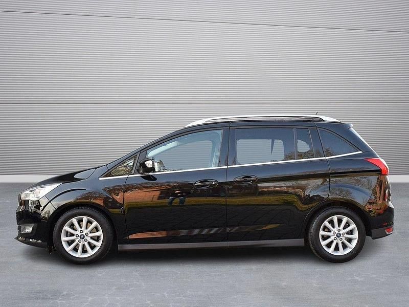 Gebraucht Ford Grand C-Max Titanium 125 PS (91 kW) 2017 Schwarz Van / Kleinbus