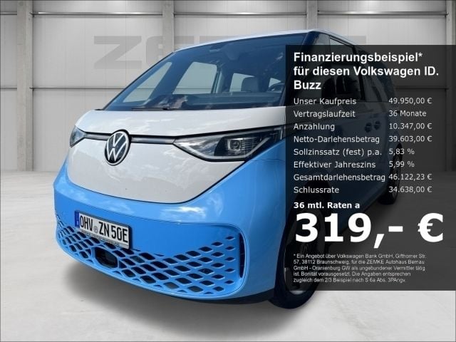 Weiss Gebraucht 2023 VW ID. Buzz Pro Van | 49.950 € (Fairer Preis) - Bild 1/4