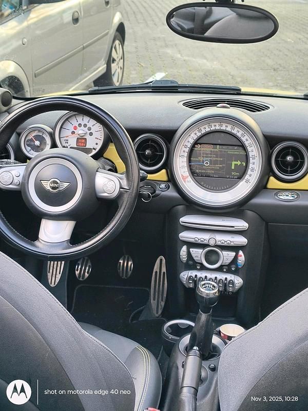 Gelb Gebraucht 2009 Mini Cooper S Cabriolet Cabrio | 4.500 € (Superpreis) - Bild 1/4