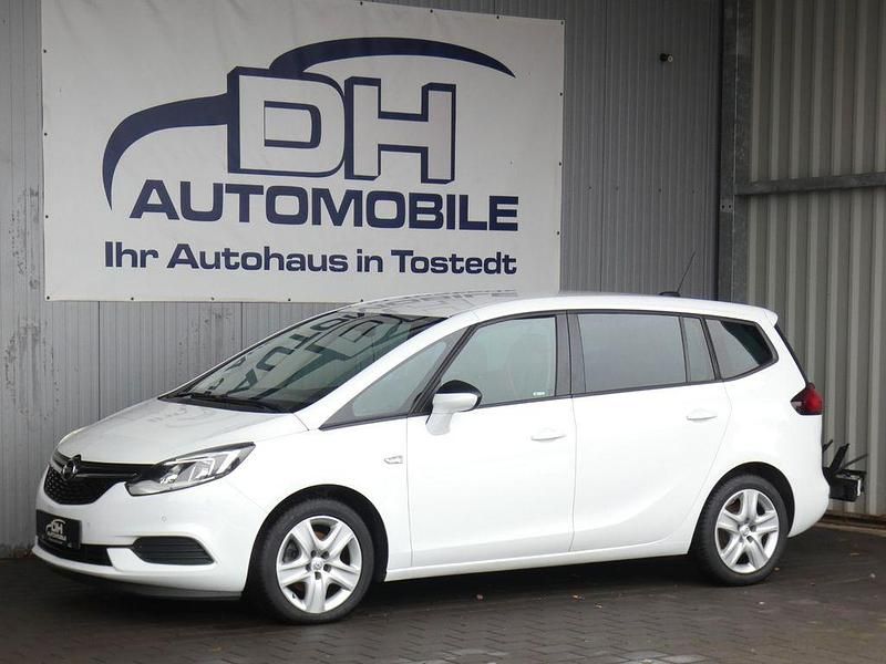 Gebraucht Opel Zafira 120 PS (88 kW) 2017 Weiß Van / Kleinbus