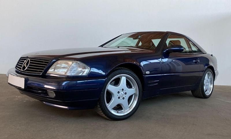Blau Gebraucht 2000 Mercedes SL320 AMG Cabrio | 26.990 € (Fairer Preis) - Bild 1/4