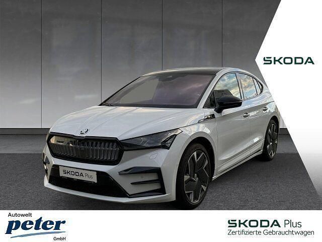 Moonweiss Gebraucht 2022 Skoda Enyaq iV RS SUV | 42.950 € (Fairer Preis) - Bild 1/4